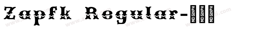 Zapfk Regular字体转换